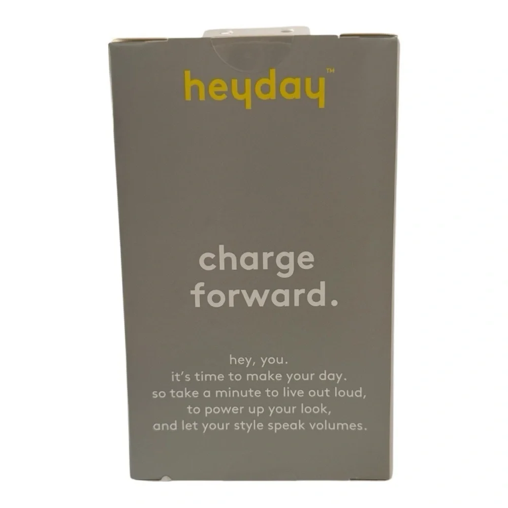 Heyday Bright Teal Dual-Port Wall Charger | USB-C + USB-A